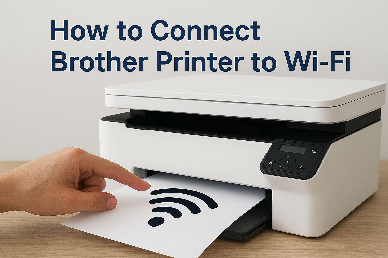 Connecting Brother printer to Wi-Fi