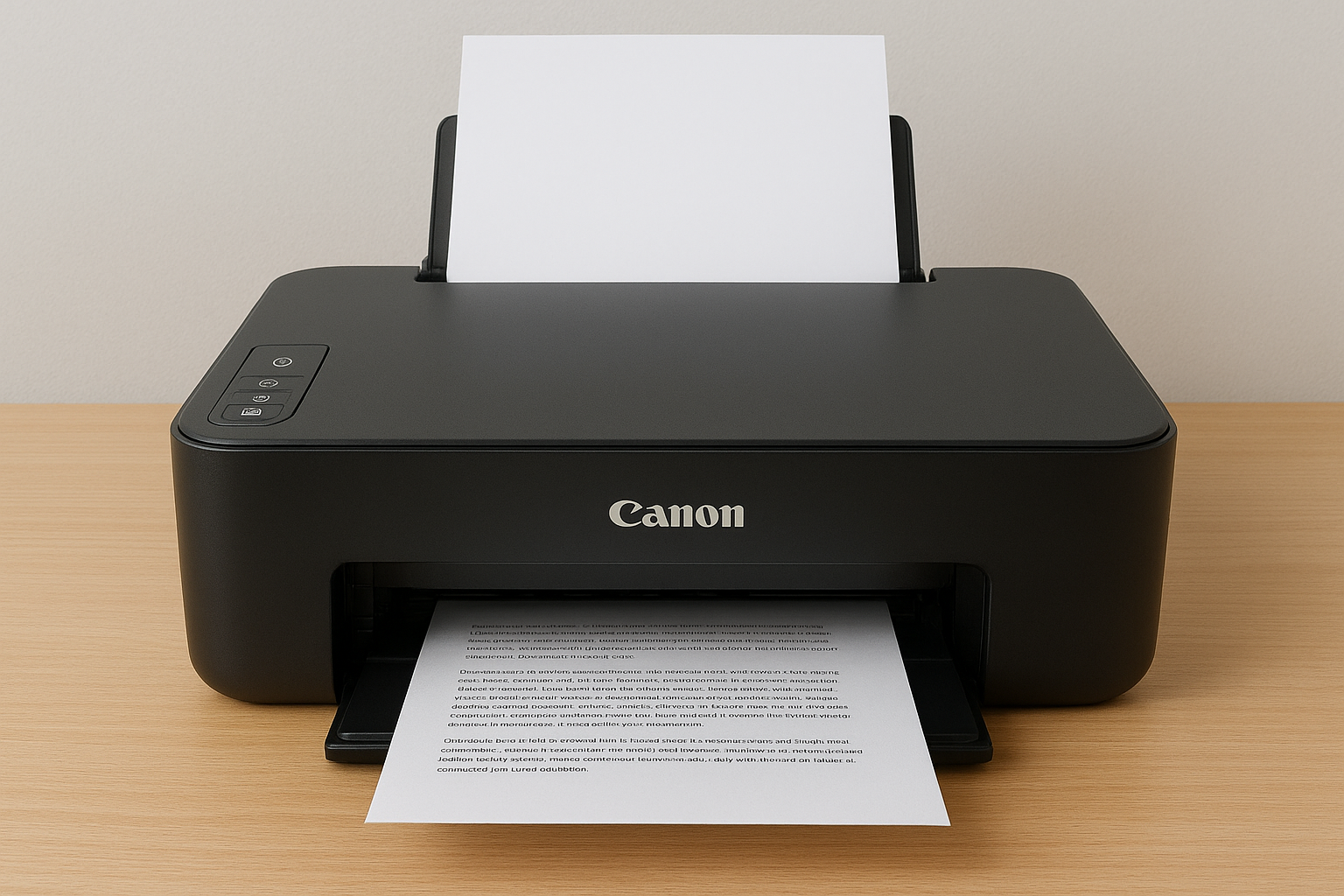 Generic Canon printer setup illustration
