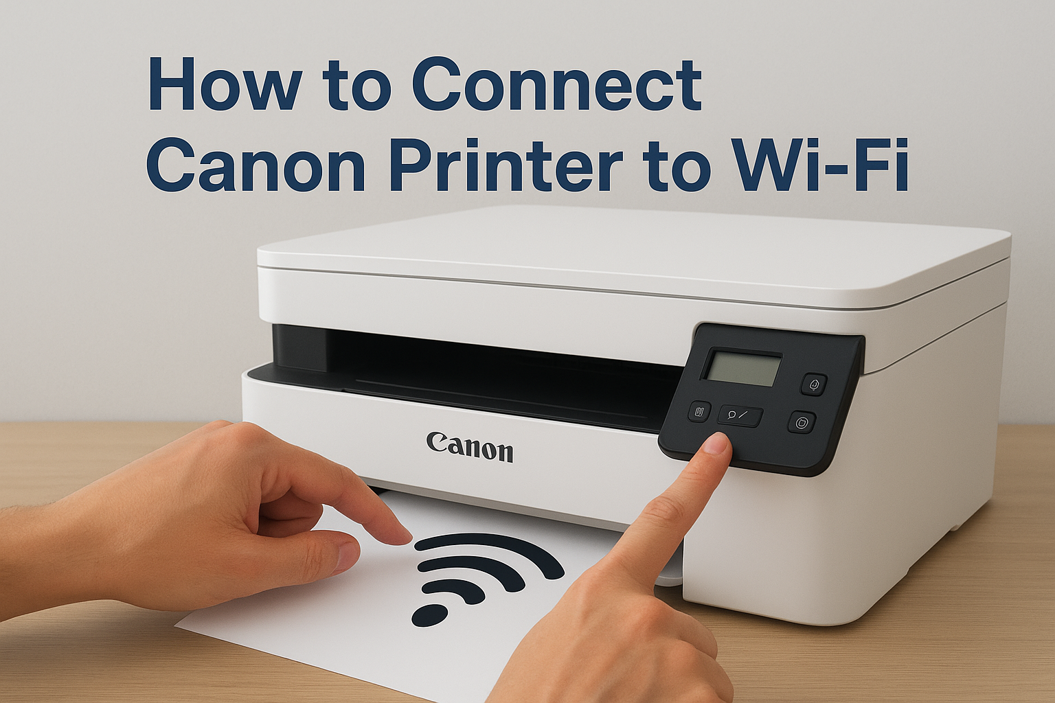 Connecting Canon printer to Wi-Fi