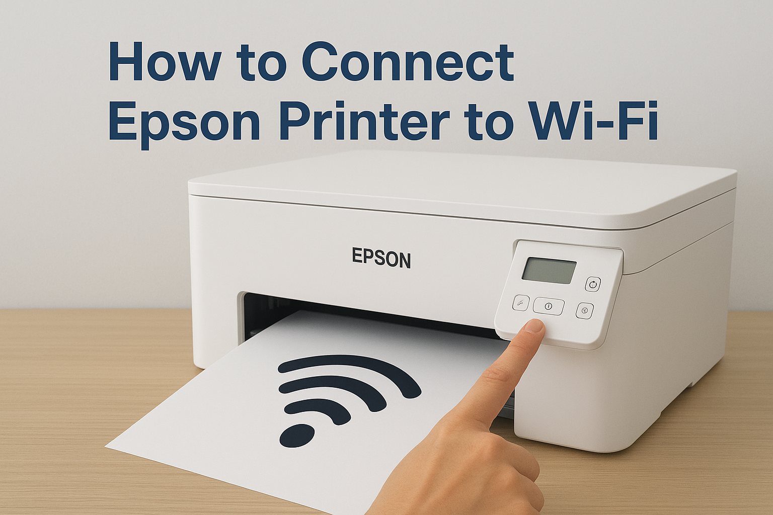 Connecting Epson printer to Wi-Fi