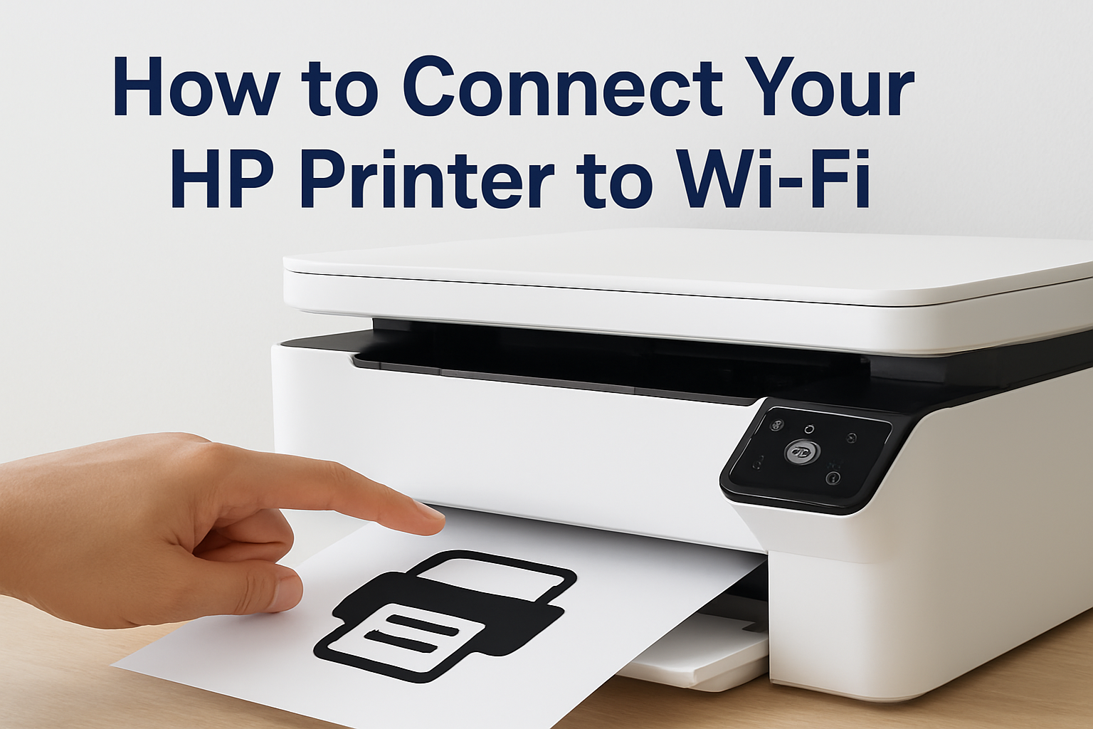 Connecting HP printer to Wi-Fi